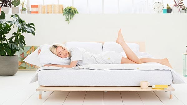 woman in bed