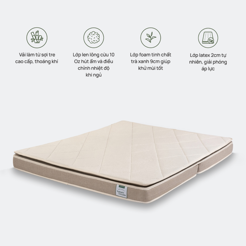 Đệm foam Artemis Nature Dream Original 2