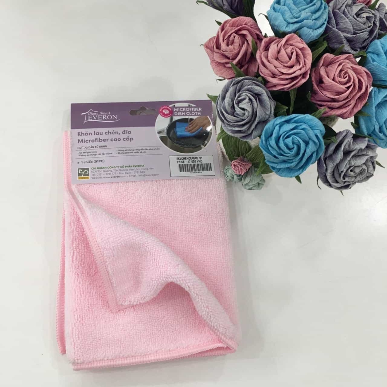 Khăn lau chén bát microfiber 1