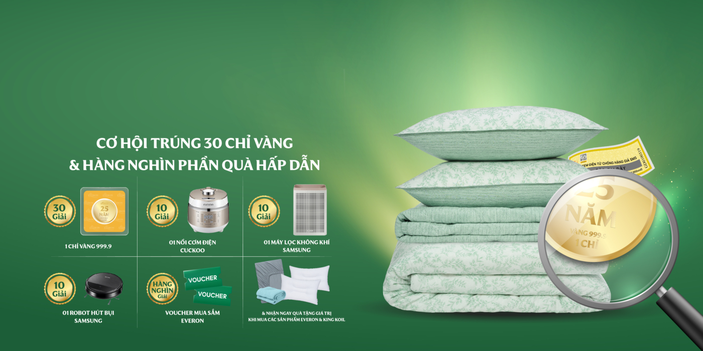 Everon – Chăn ga gối đệm Hàn Quốc