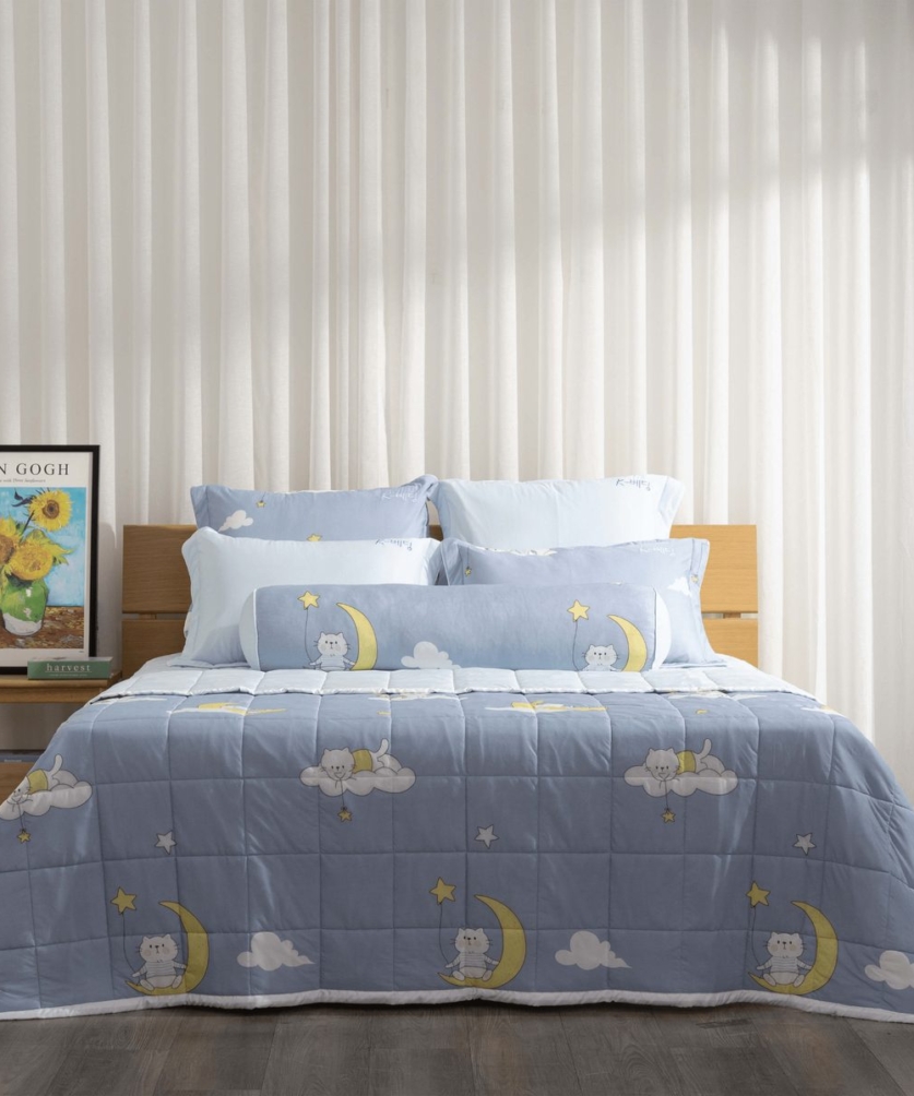 Bộ ga chần bông Cool Flex KCSP403_K-Bedding - NV