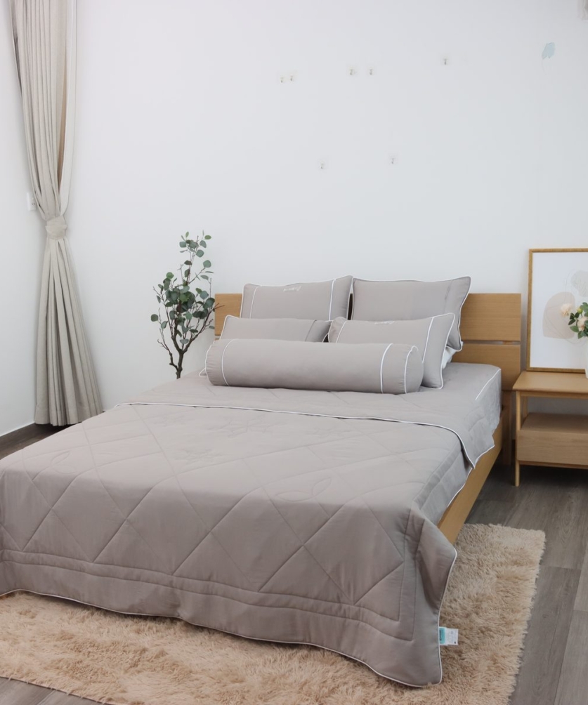 Bộ ga chần bông Ice-Tencel KNTS401_K-Bedding - NV