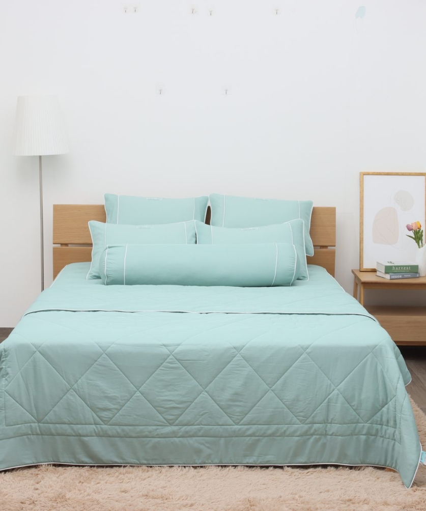 Bộ ga chần bông Ice-Tencel KNTS404_K-Bedding - NV