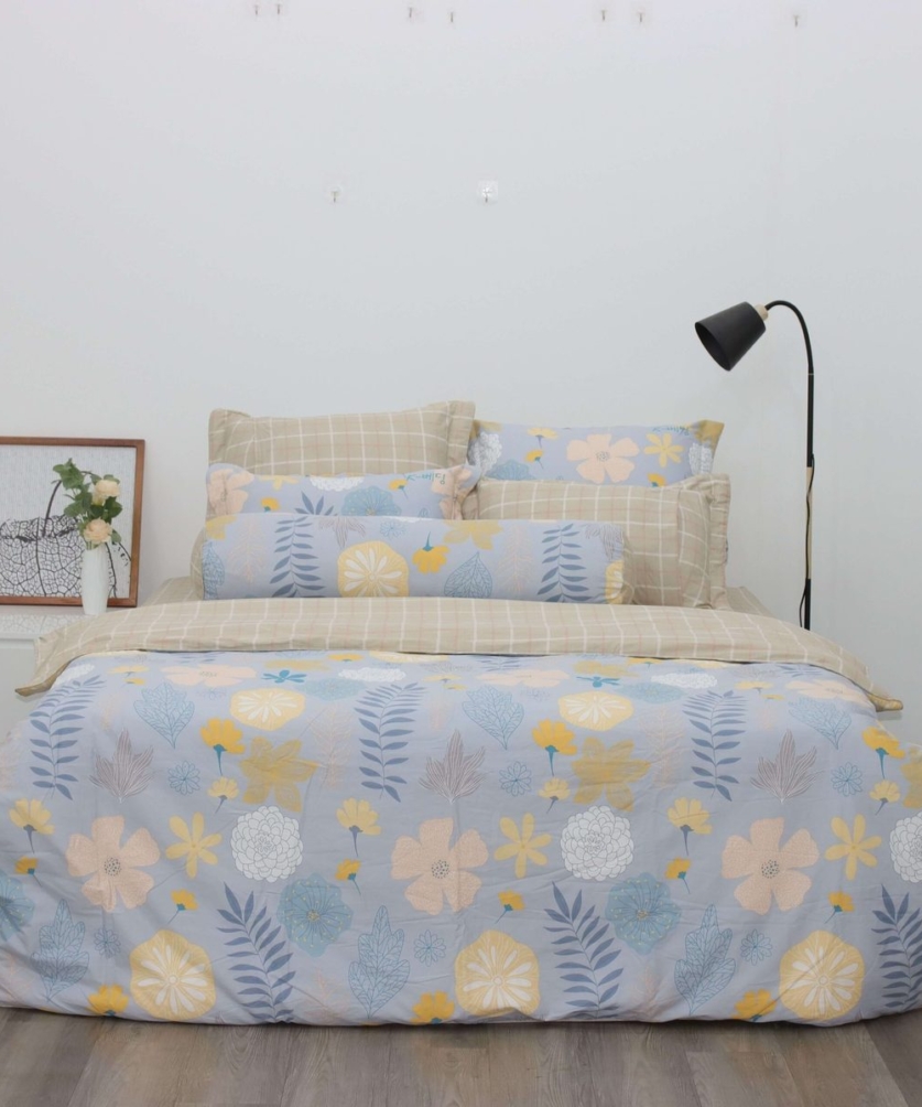 Bộ ga chun chần Cotton K-Bedding KCP301 7 Bộ ga chun chần Cotton K-Bedding KCP301