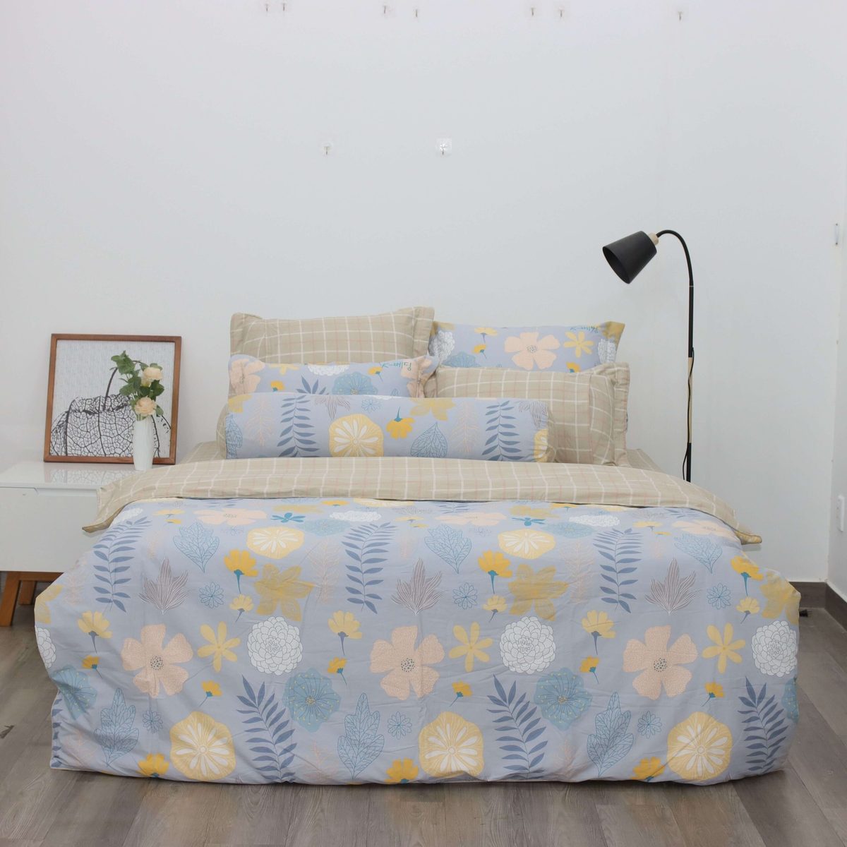 Bộ ga chun chần Cotton K-Bedding KCP301 4 Bộ ga chun chần Cotton K-Bedding KCP301