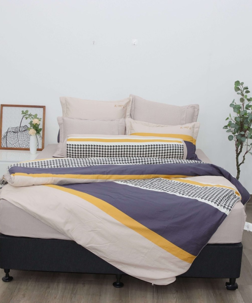Bộ ga chun chần Cotton K-Bedding KCP302 7 Bộ ga chun chần Cotton K-Bedding KCP302