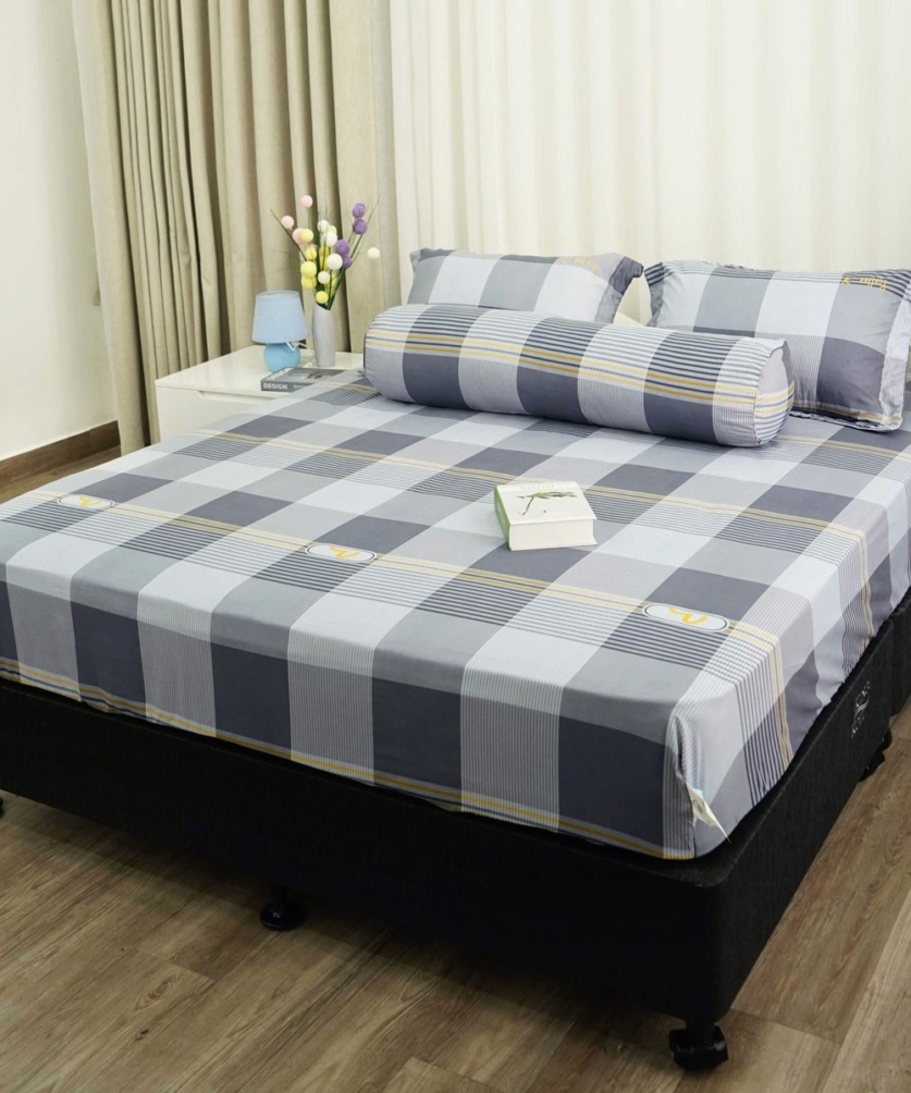 Bộ ga chun Microfiber KMP302_K-Bedding - NV