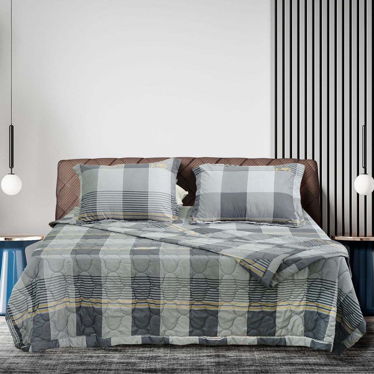 Bộ ga chun Microfiber KMP302_K-Bedding - NV 4 Bộ ga chun Microfiber KMP302_K-Bedding - NV