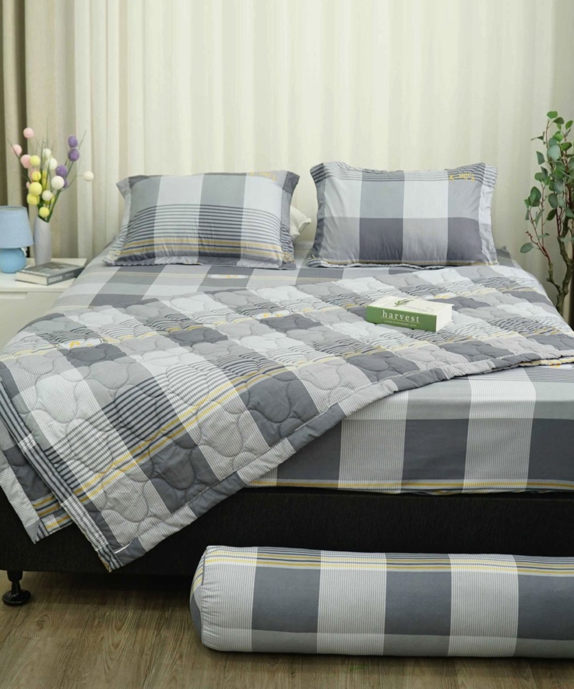 Bộ ga chun Microfiber KMP302_K-Bedding - NV 8 Bộ ga chun Microfiber KMP302_K-Bedding - NV