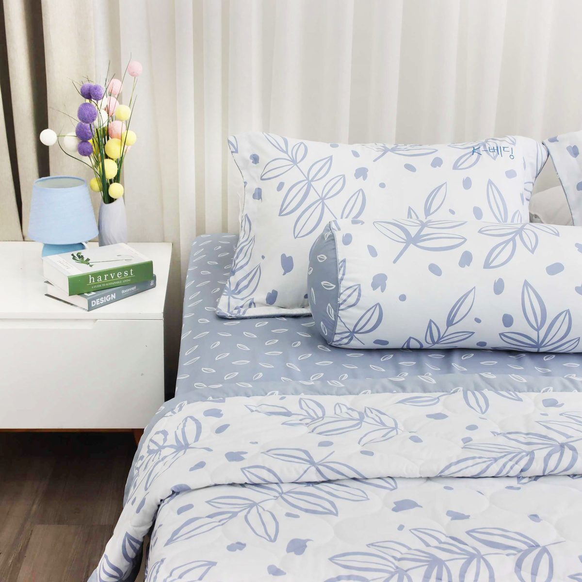 Bộ ga chun Microfiber KMP305_K-Bedding - NV 5 Bộ ga chun Microfiber KMP305_K-Bedding - NV
