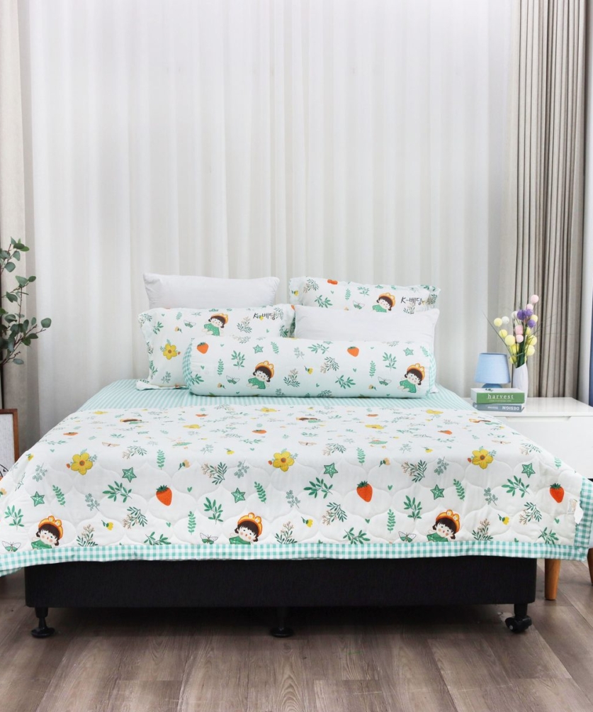 Bộ ga chun Microfiber KMP307_K-Bedding - NV 7 Bộ ga chun Microfiber KMP307_K-Bedding - NV