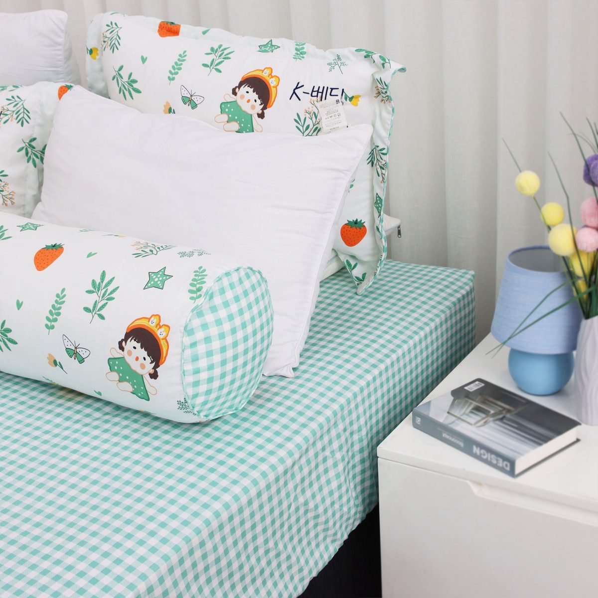 Bộ ga chun Microfiber KMP307_K-Bedding - NV 5 Bộ ga chun Microfiber KMP307_K-Bedding - NV