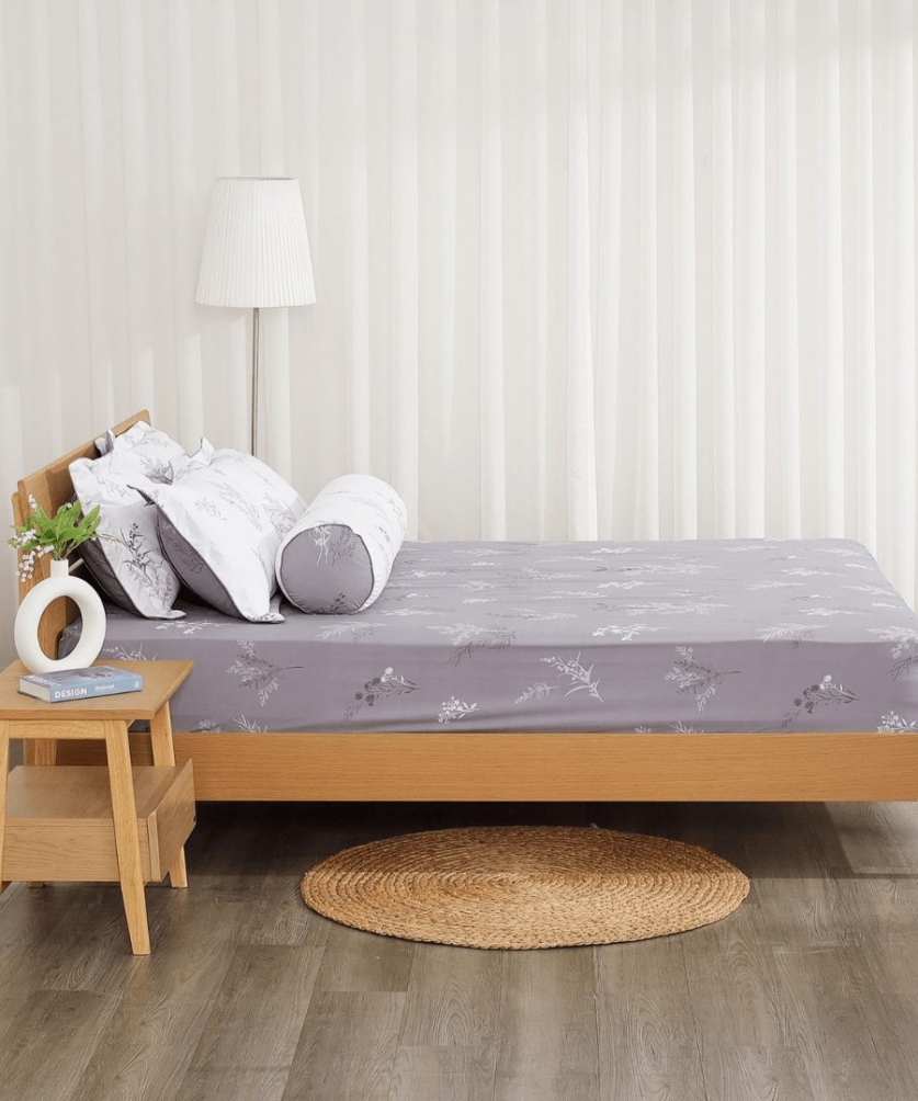 Bộ ga chun Microfiber KMP401_K-Bedding - NV
