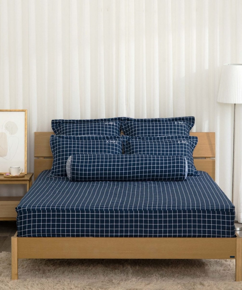 Bộ ga chun Microfiber KMP405_K-Bedding - NV