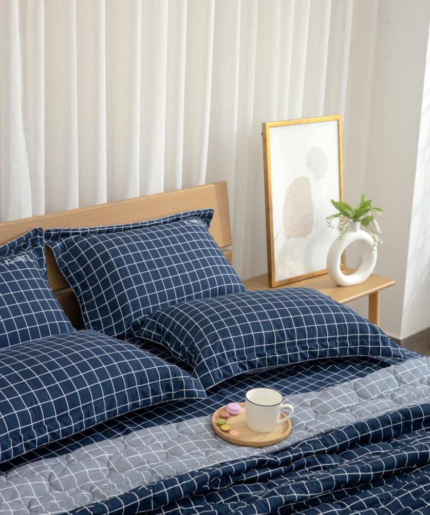 Bộ ga chun Microfiber KMP405_K-Bedding - NV