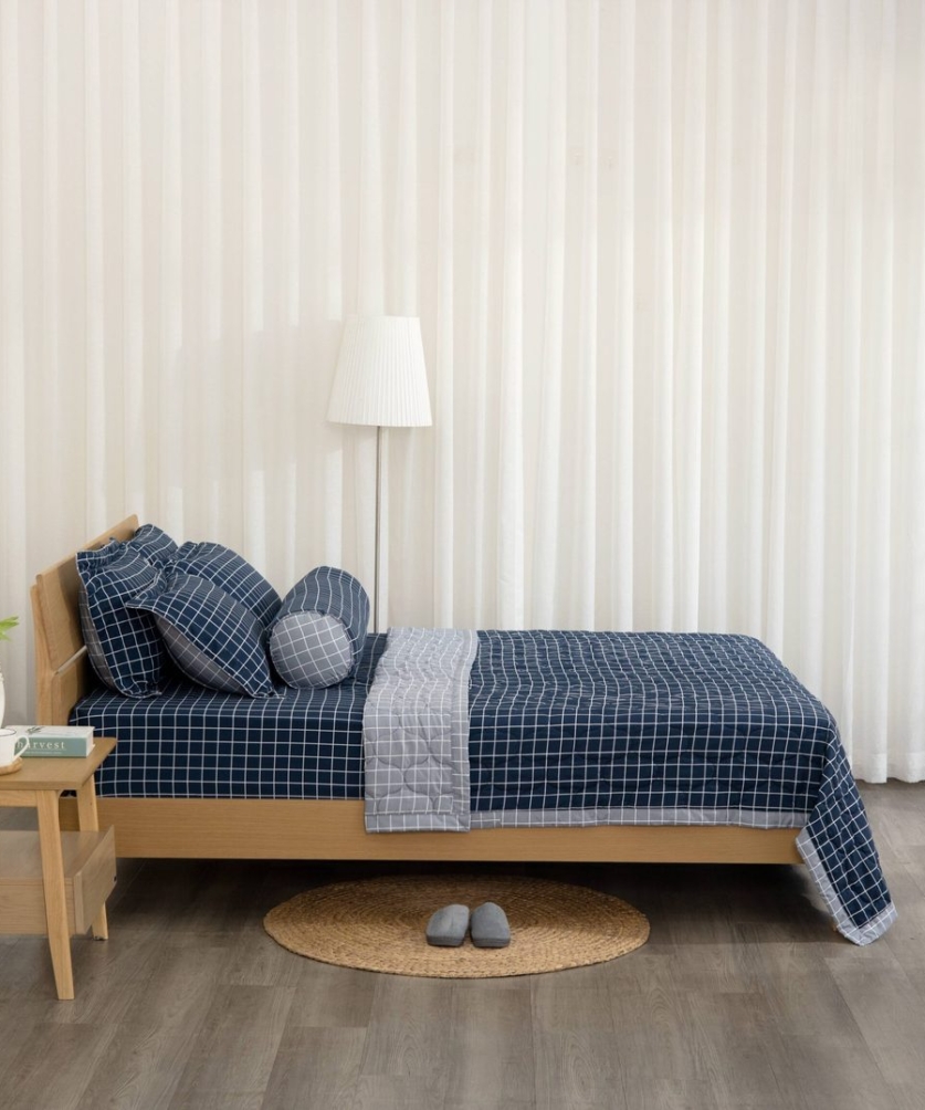 Bộ ga chun Microfiber KMP405_K-Bedding - NV