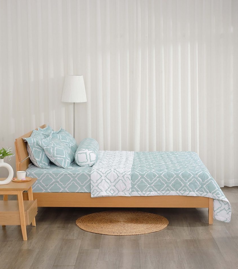 Bộ ga chun Microfiber KMP406_K-Bedding - NV