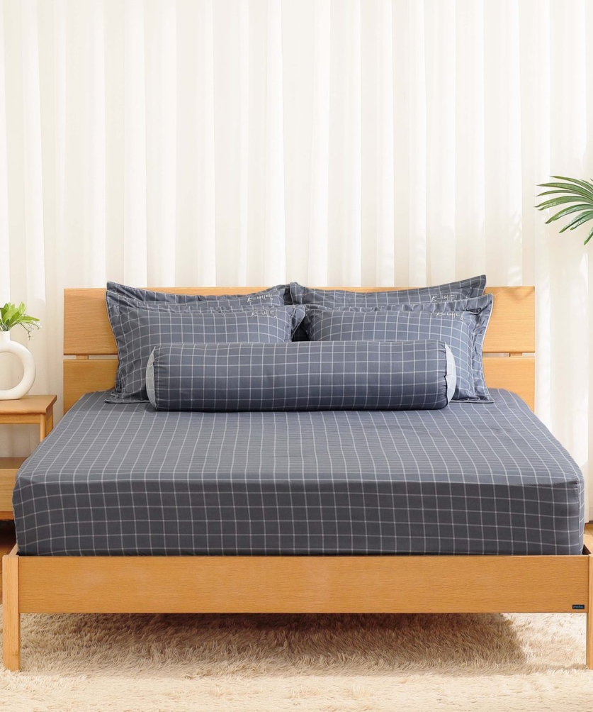 Bộ ga chun chần Microfiber KMP501_K-Bedding - NV