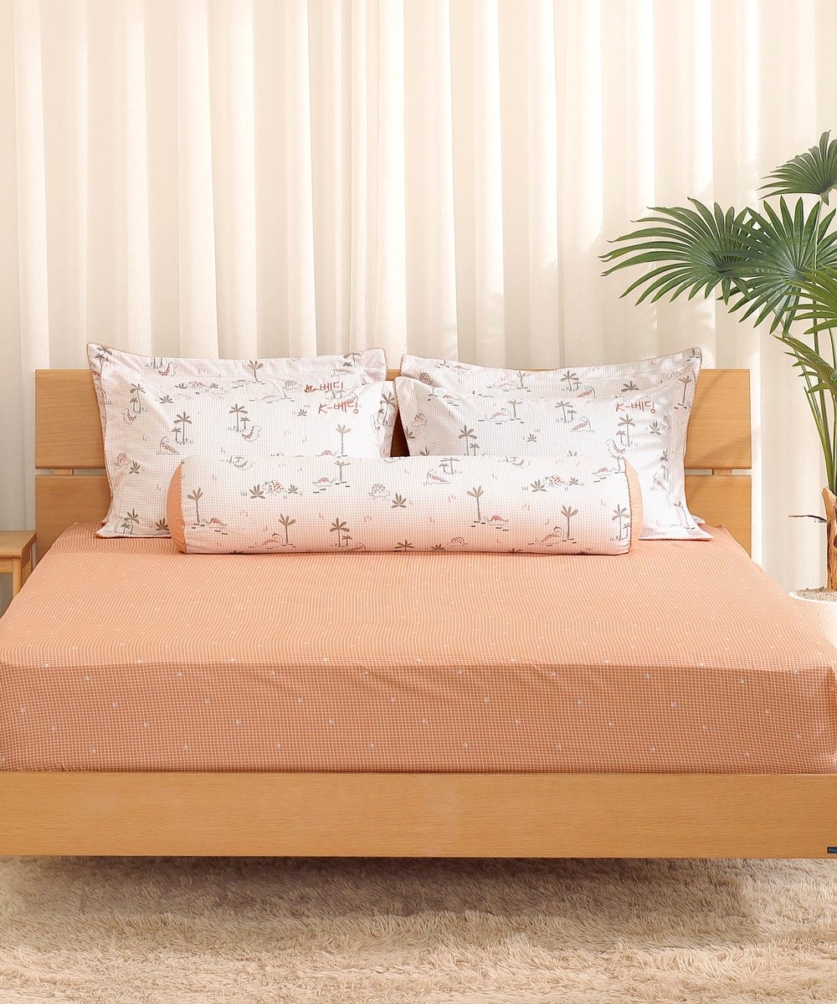 Bộ ga chun chần Microfiber KMP504_K-Bedding - NV