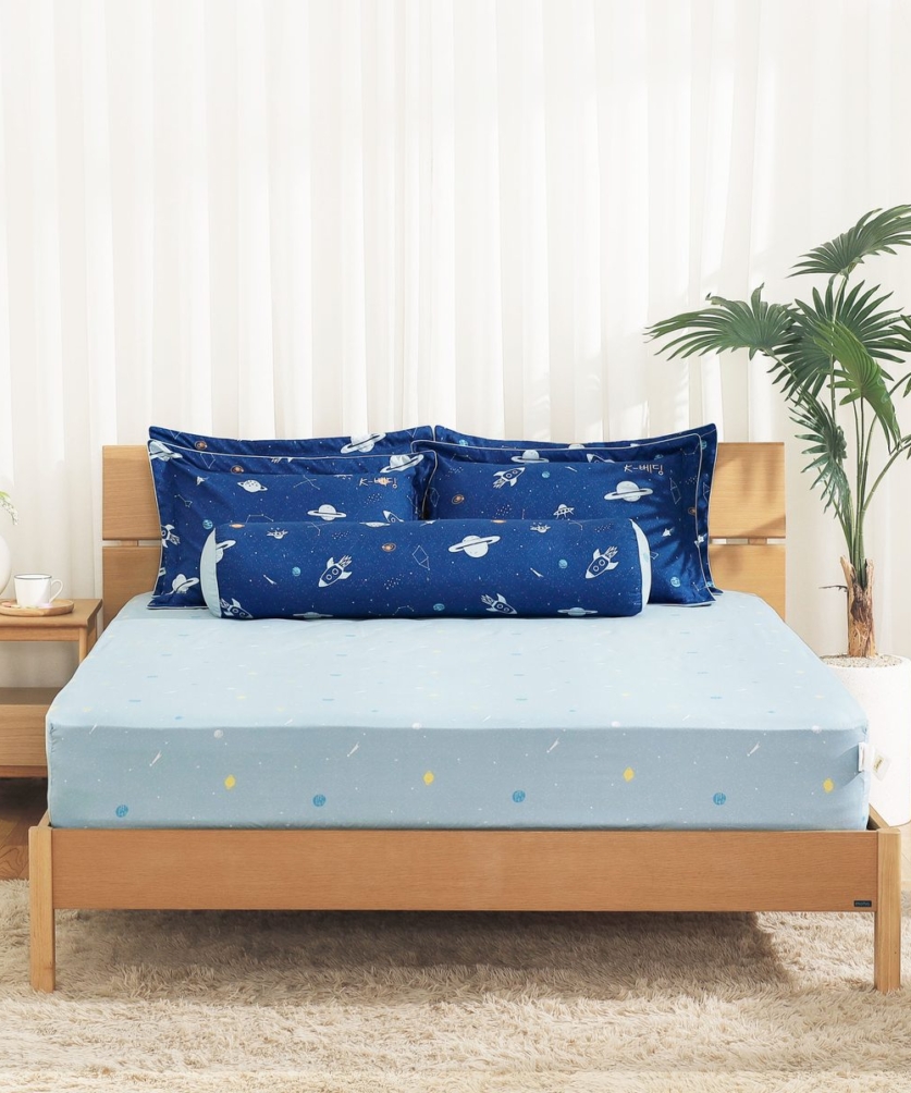 Bộ ga chun chần Microfiber KMP505_K-Bedding - NV