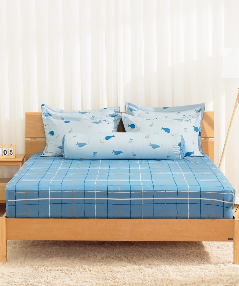 Bộ ga chun chần Microfiber KMP506_K-Bedding - NV