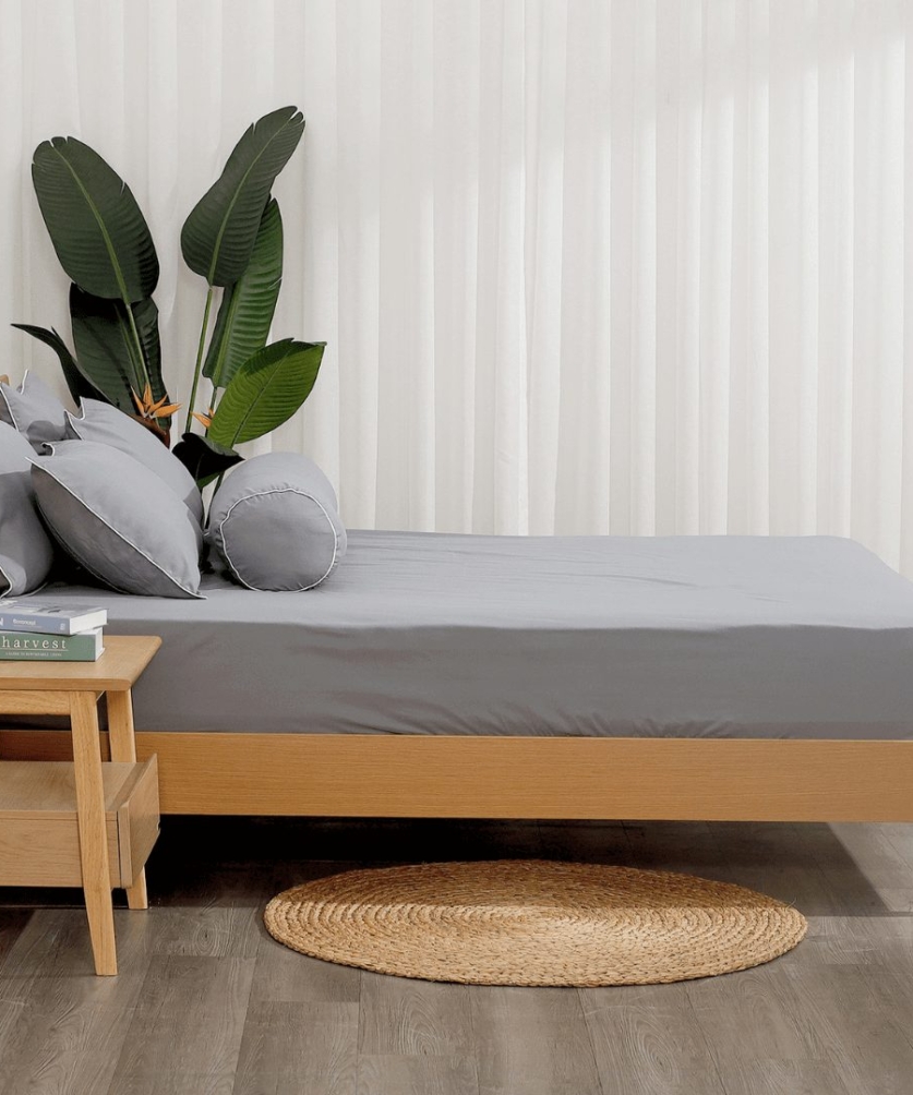Bộ ga chun Microfiber KMS404_K-Bedding - NV
