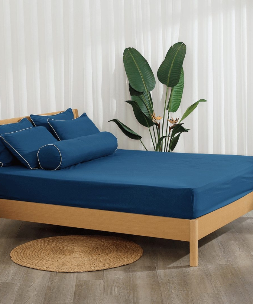 Bộ ga chun Microfiber KMS407_K-Bedding - NV