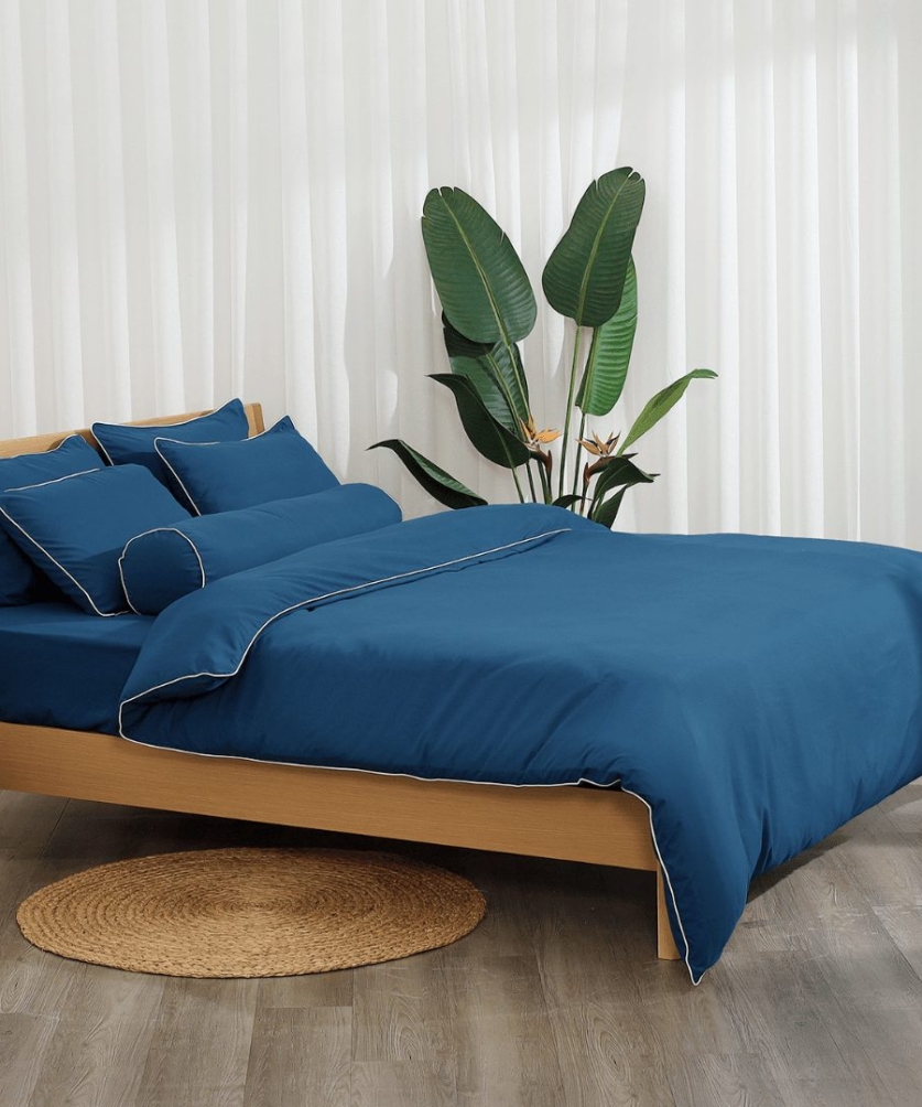 Bộ ga chun Microfiber KMS407_K-Bedding - NV