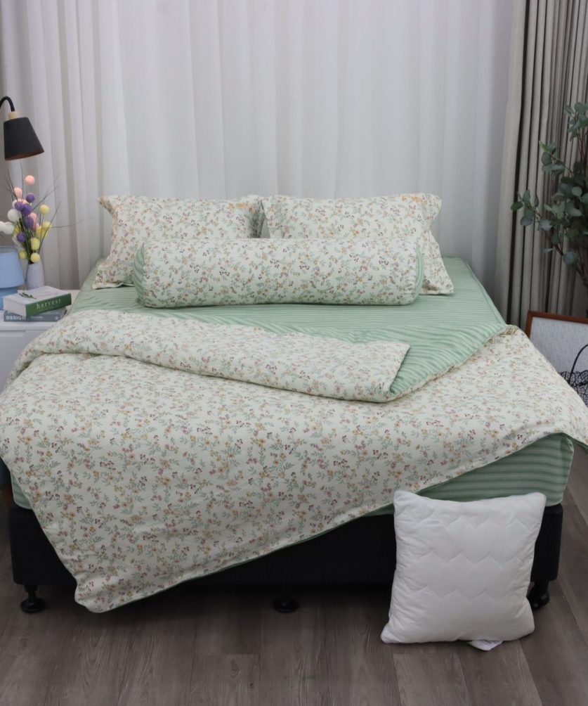 Bộ ga chun (chun chần) MicroTencel K-Bedding KMTP302_K-Bedding - NV