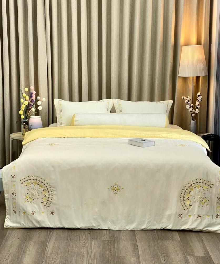 Bộ ga chun chần MicroTencel K-Bedding KMTS102_K-Bedding - NV