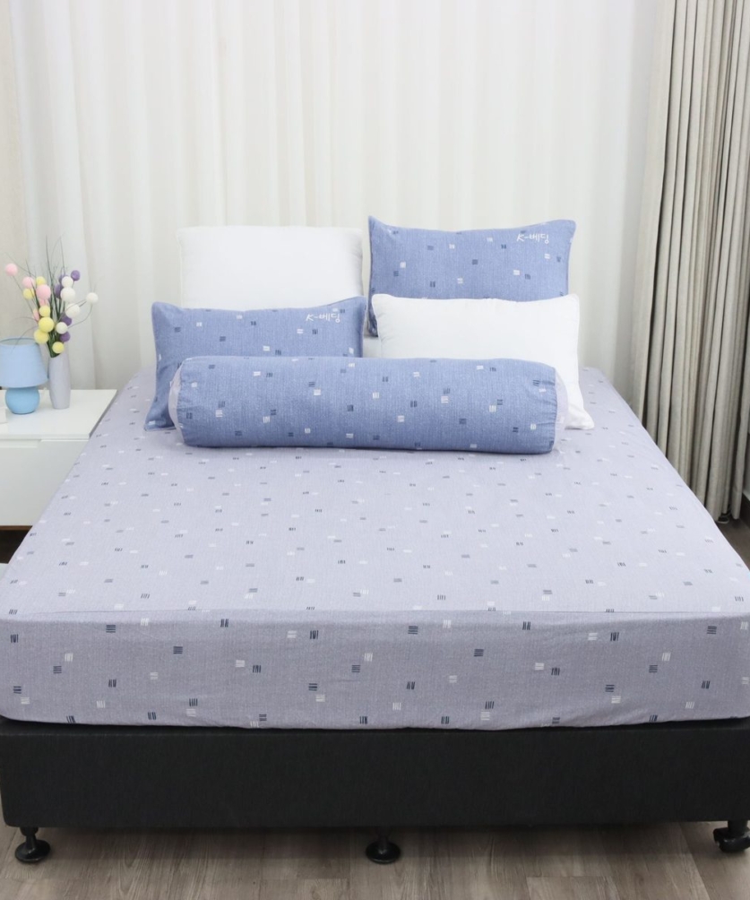 Bộ ga chun (chun chần) MicroTencel K-Bedding KMTP307_K-Bedding - NV