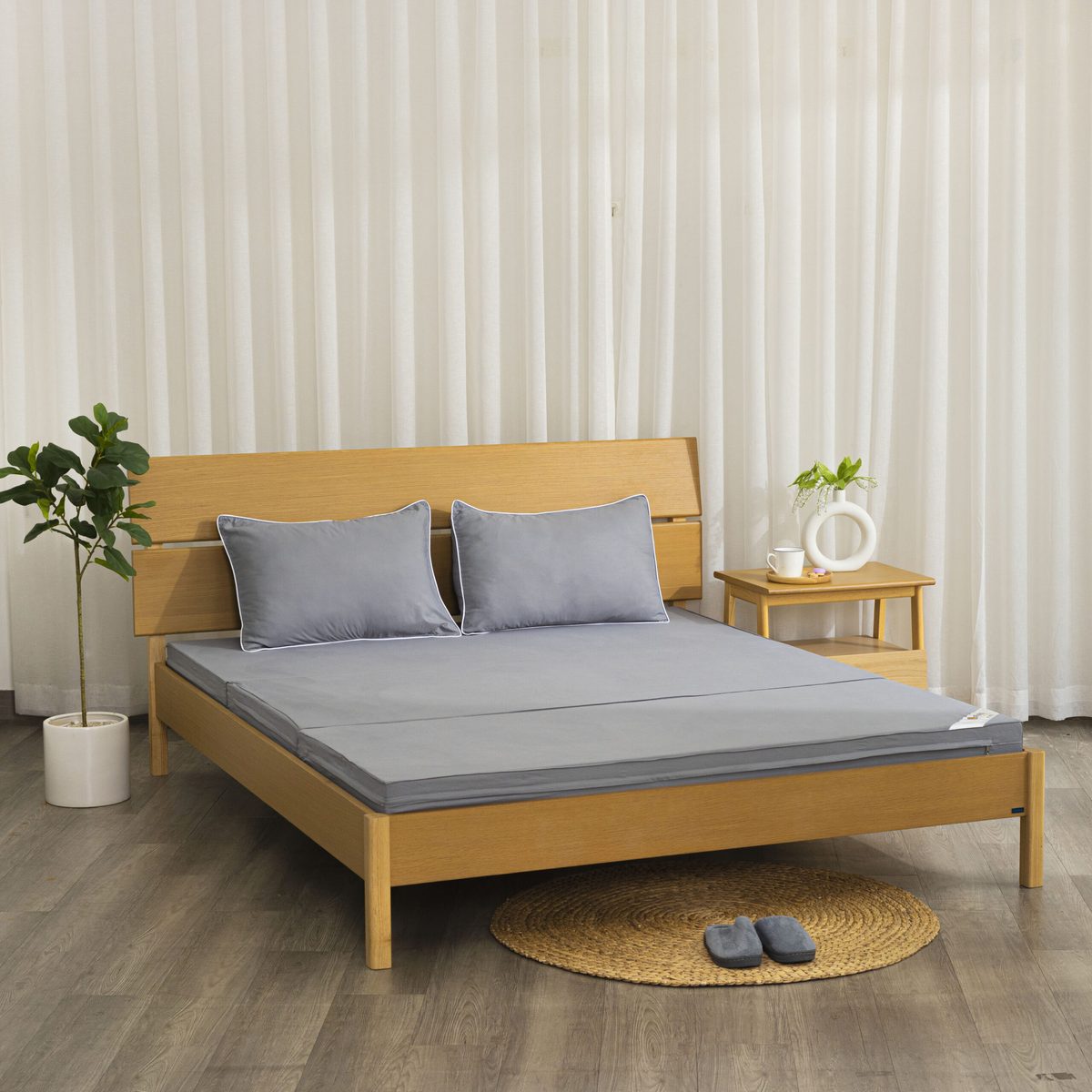 Đệm Bông Ép Essentials KMS_K-Bedding - NV 3 Đệm Bông Ép Essentials KMS_K-Bedding - NV