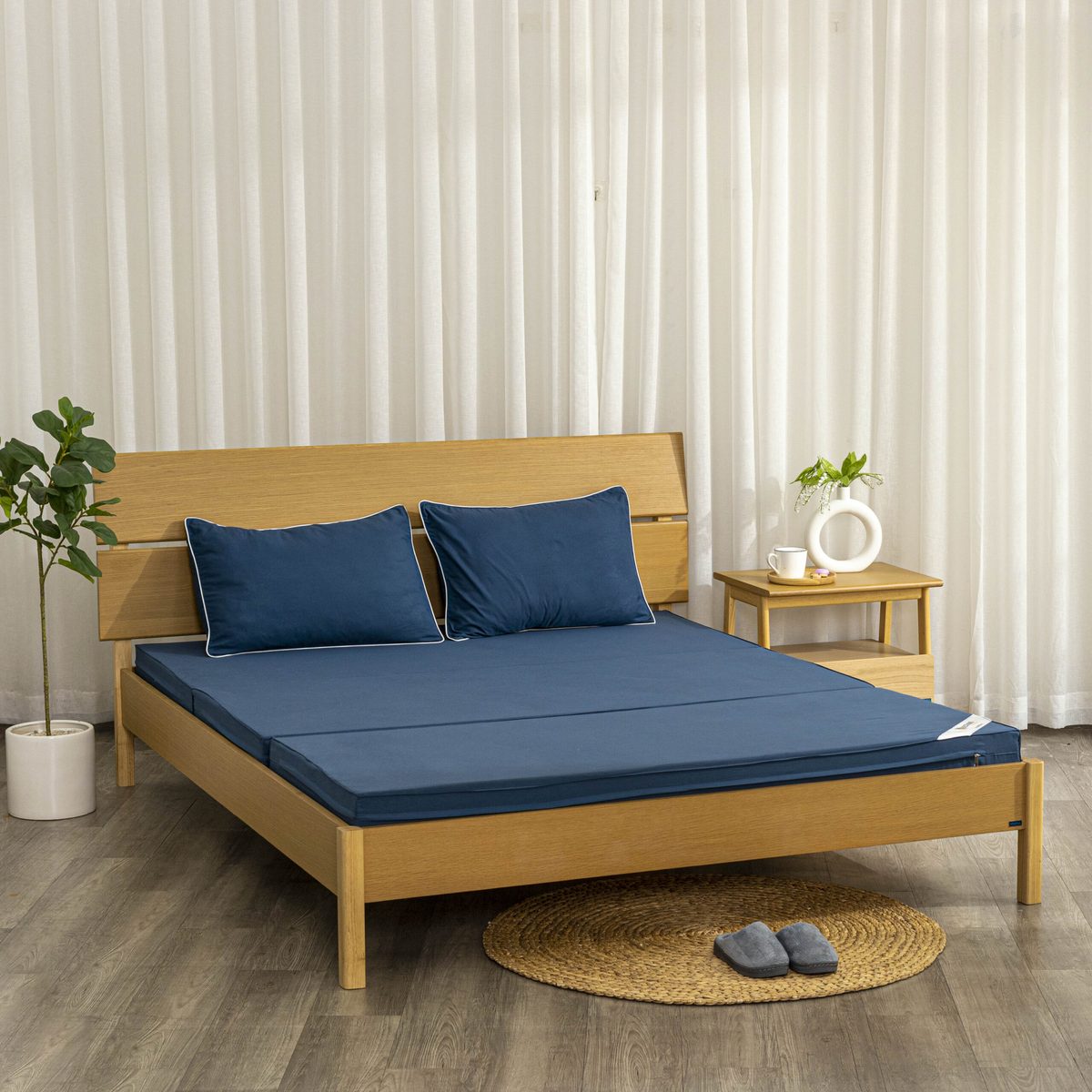Đệm Bông Ép Essentials KMS_K-Bedding - NV 4 Đệm Bông Ép Essentials KMS_K-Bedding - NV