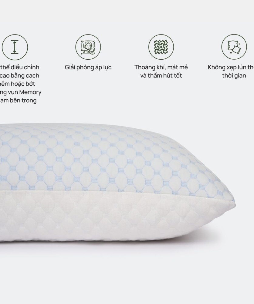 Gối/Ruột Gối Shredded Memory Foam
