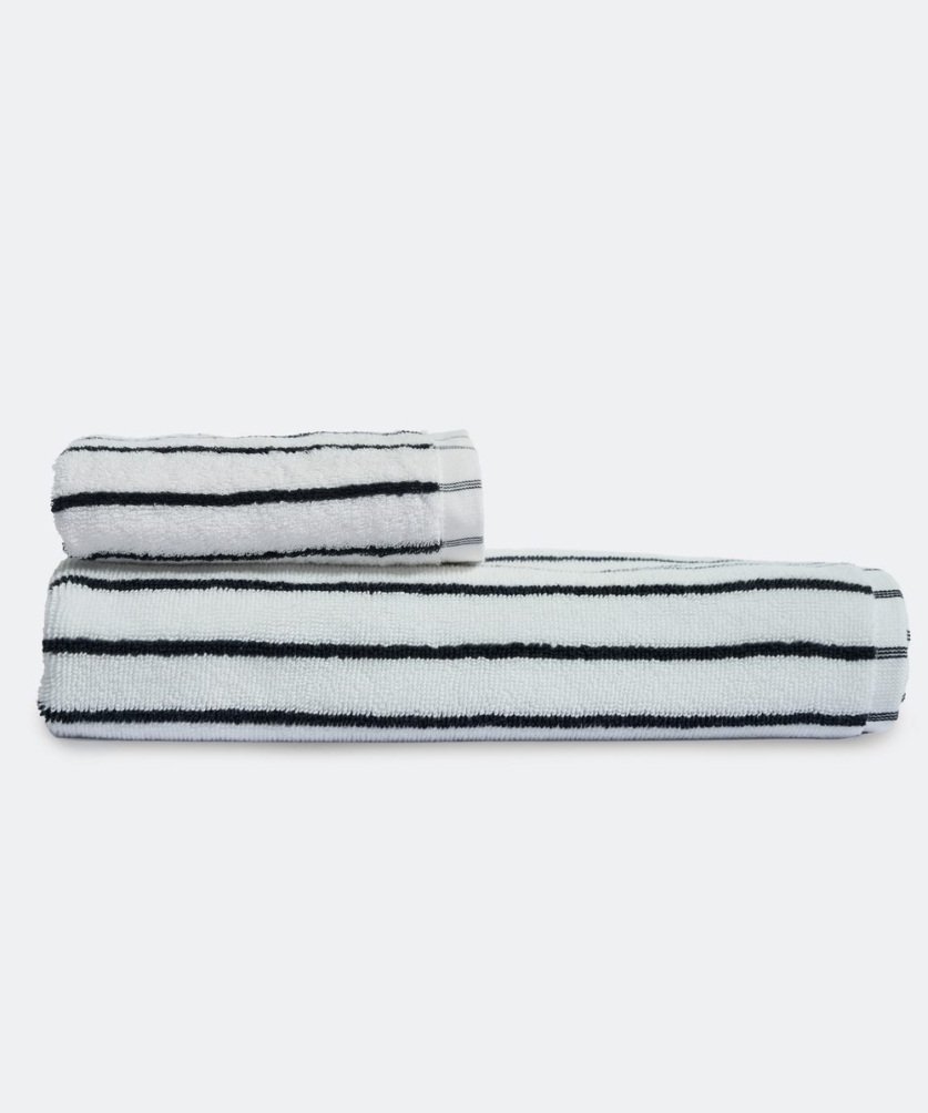 Khăn Cotton cao cấp - Họa tiết Sọc đen