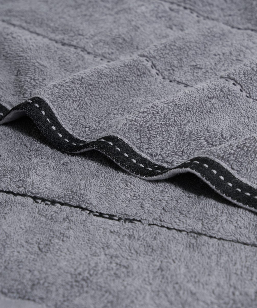 Khăn Cotton cao cấp - Họa tiết xám